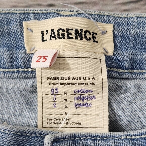 2/$50 L’Agence Distressed Hayden Ventura Jeans Size 25 - Picture 3 of 6